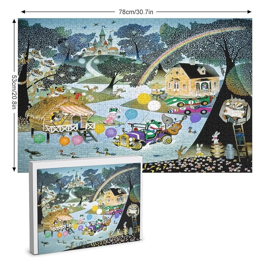 Amazon | 藤城清治 ケロヨンワールド ジグソーパズル 誕生日